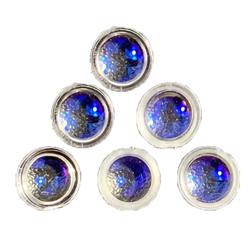 High-precision blue optical lens component manufactured with premium optical materials, offering excellent light transmission and stable imaging performance. Ideal for consumer electronics, smart devices, camera modules, and precision optical systems, with customizable designs and bulk supply available.