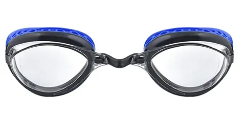 Anti-fog mirrored swimming goggles with wide-view PC lenses and silicone seal for competitive and outdoor water sports