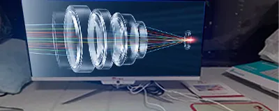 Optical ray tracing simulation and DFM analysis for multi element sensor lens design